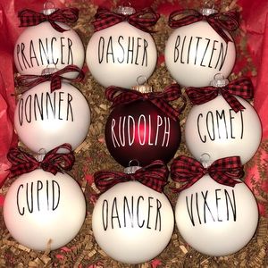 Handmade Reindeer Ornaments